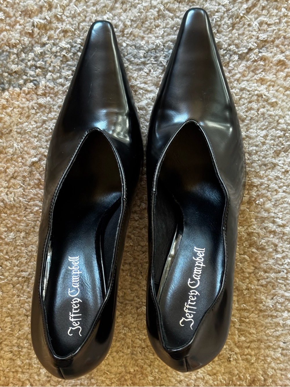 NEW Jeffrey Campbell Hints H2 Pumps in Black - Picture 7 of 9